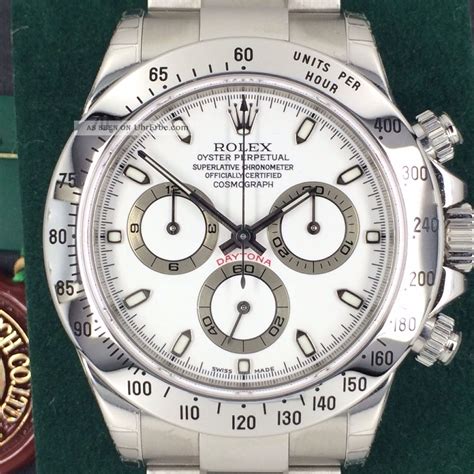 rolex daytona stahl 2009|Rolex daytona 116520 price.